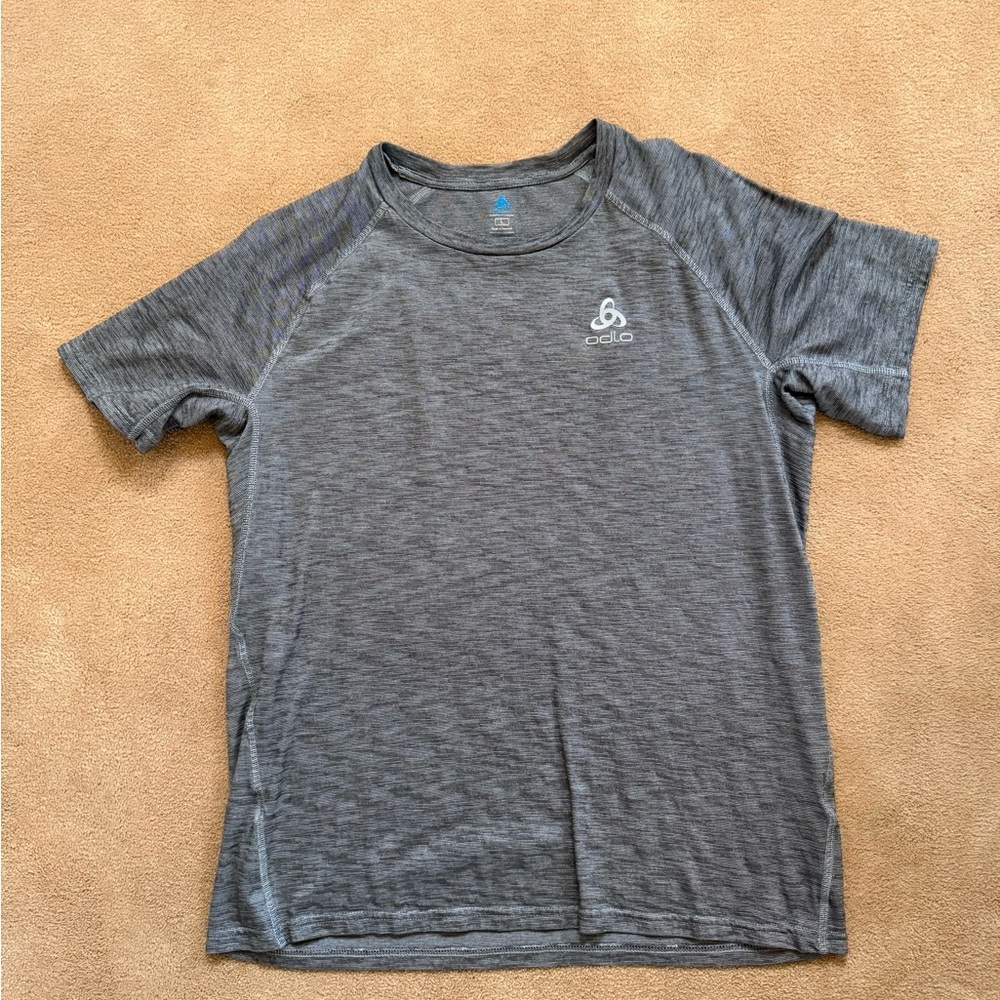 Odlo Gray Short Sleeve T-Shirt